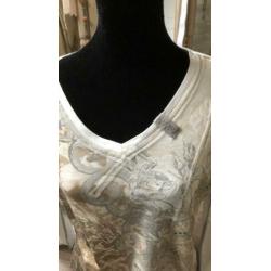 Dames T-shirt lange mouw 42