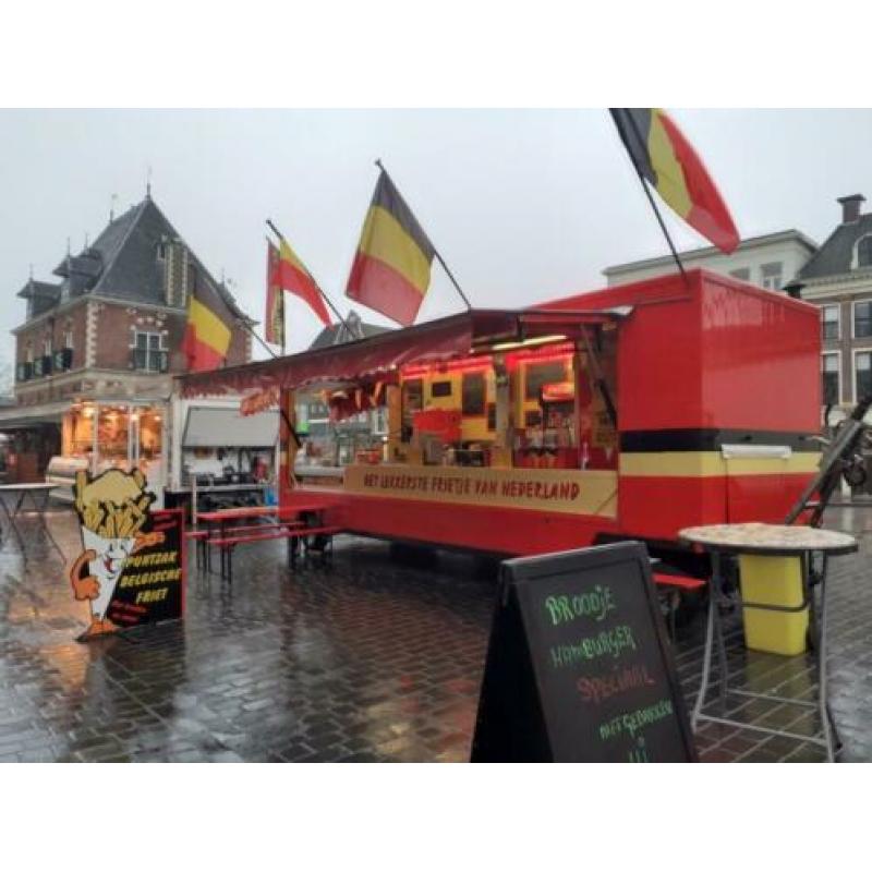 Verkoopwagen (Belgische kleuren) topper!!