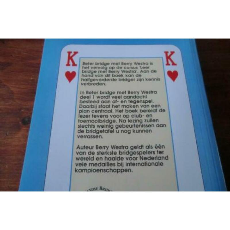 twee boeken - Beter bridge met Berry Westra - deel 1 en 2