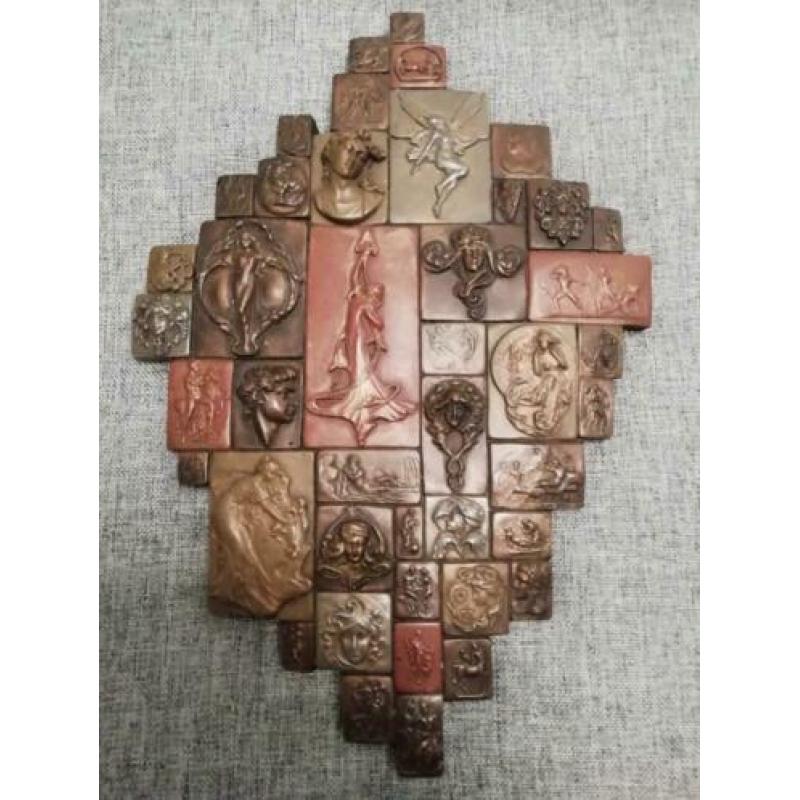 zeer mooi oud sierstuk om op te hangen