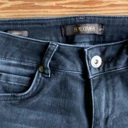 * SUPERTRASH, mt 25 * Grijze skinny jeans Pacey, zgan!