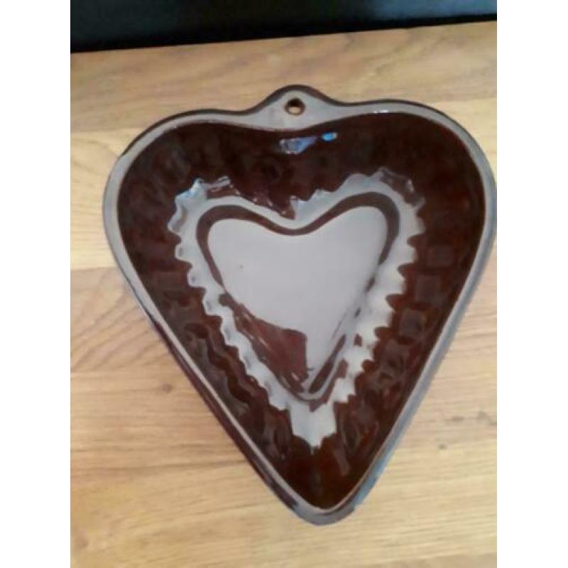 Vintage puddingvorm (paté-vorm) Frankrijk, Frans aardewerk