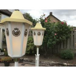 Warsteiner bier lantaarns 2 stuks.