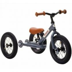 TryBike Vintage GRIJS driewieler- Tweewieler Nieuw in elkaar