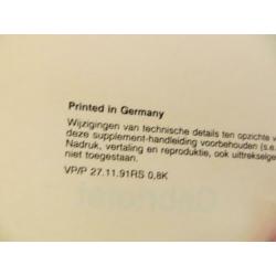 Nieuw instructieboek Mercedes 300 CE-24 Cabrio, W 124 Cabrio