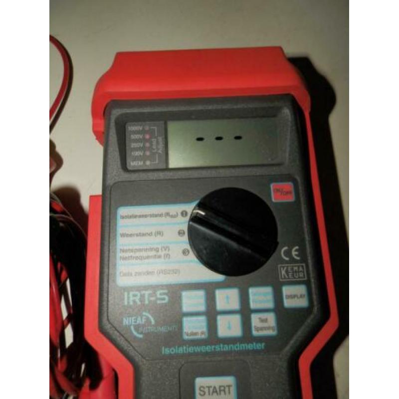 NIEAF IRS-S Isolatieweerstandmeter
