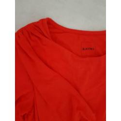 Nieuwe KIOMI rood shirt, longsleeve, maat M
