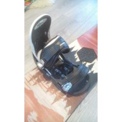 Burton 154W wide snowboard met bindingen