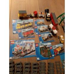 Lego city vrachttrein 7939+heel veel extra