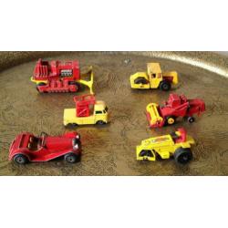5x Matchbox, 1x Husky autootjes