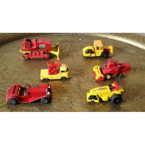 5x Matchbox, 1x Husky autootjes