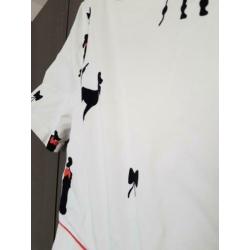 Nieuwe Sixties stijl jurk met poedels van Steps mt 40