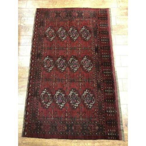 Antieke Turkmens Tapijt Ersari 178 X 110 Cm Perzisch Oosters