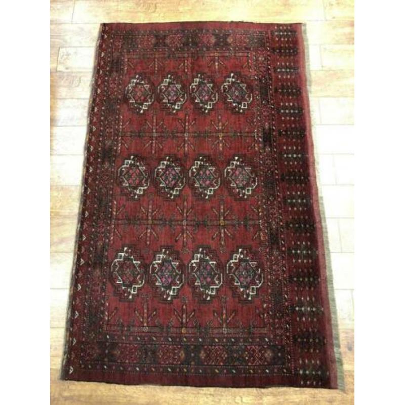 Antieke Turkmens Tapijt Ersari 178 X 110 Cm Perzisch Oosters