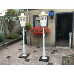 Warsteiner bier lantaarns 2 stuks.