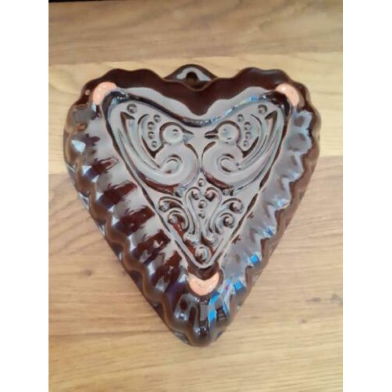 Vintage puddingvorm (paté-vorm) Frankrijk, Frans aardewerk