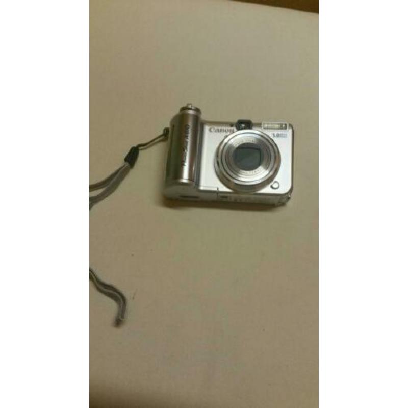 Canon Powershot A 610 5.0 megapixel nog als nieuw.