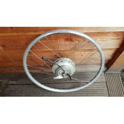Achterwiel voor El. fiets Batavus/Sparta in goede staat