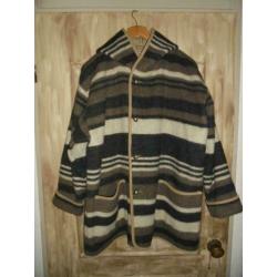 P65) dik vest / jas 80 % wol jackpot 3 l natural harmonies o
