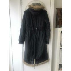 Zwarte Bench lange jas maat S