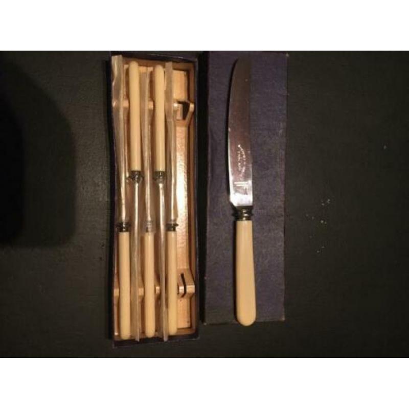 Sheffield Made in Engeland Brown bayleys stainles mesjes
