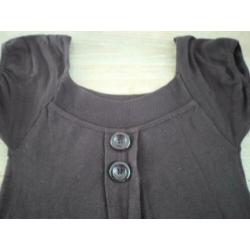 taupe/bruinig gebreide jurk (MR)