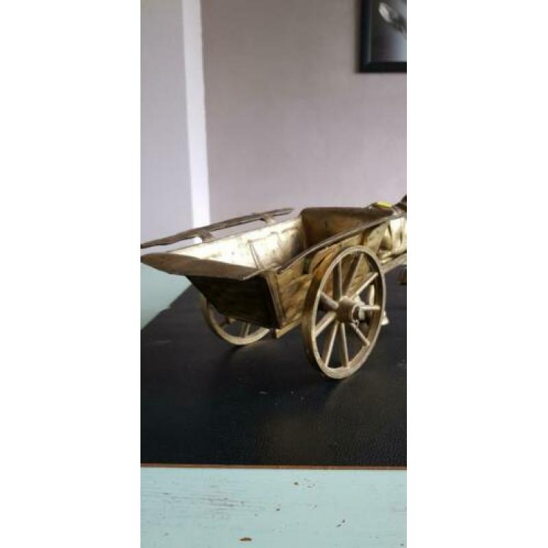 Paard en wagen waarschijnlijk koper