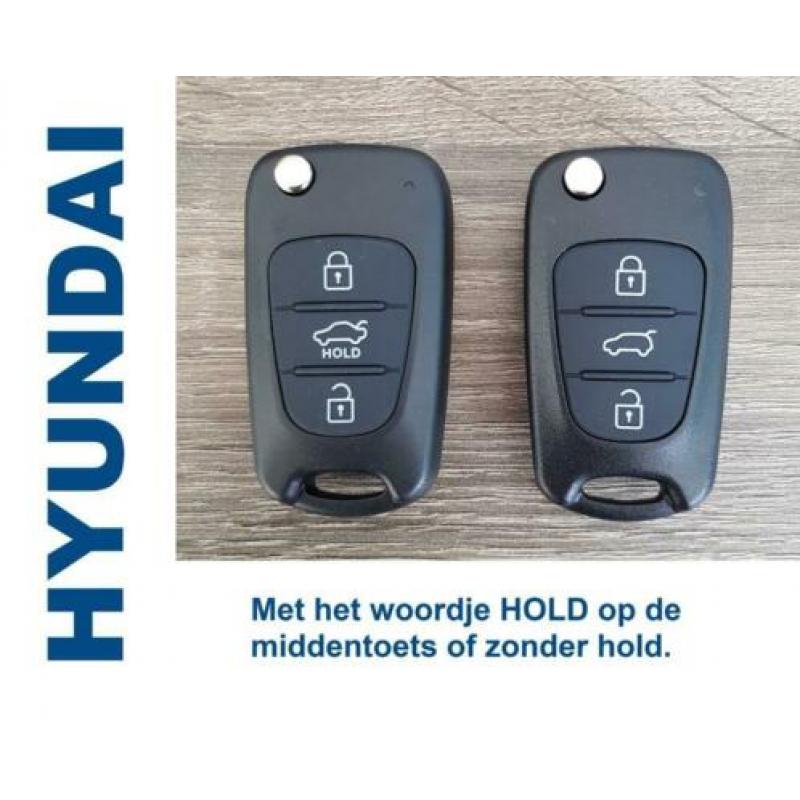 Hyundai sleutel behuizing I10 I20 I30 I40 IX20 IX30 IX35 Kia