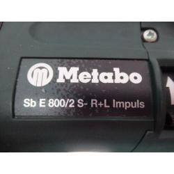 Metabo Sb E 800/2S R+L Impuls NIEUW