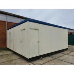 2 De Meeuw units Kantoorunit Bouwkeet 6x6