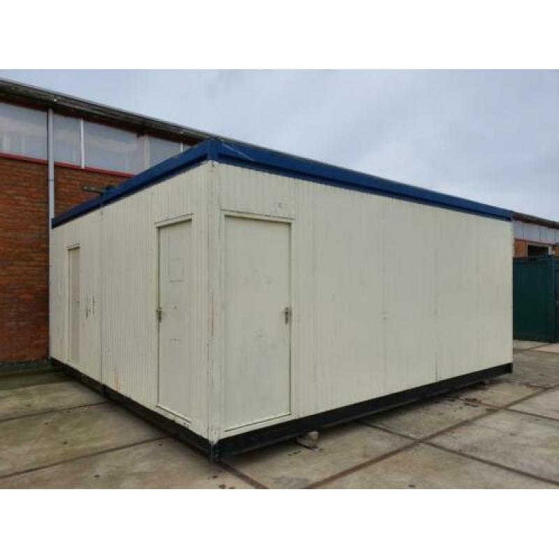 2 De Meeuw units Kantoorunit Bouwkeet 6x6