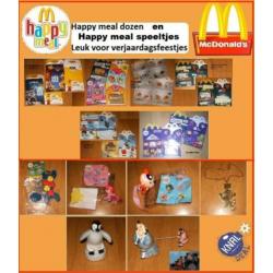 Happy meal speeltjes / dozen van mc donalds