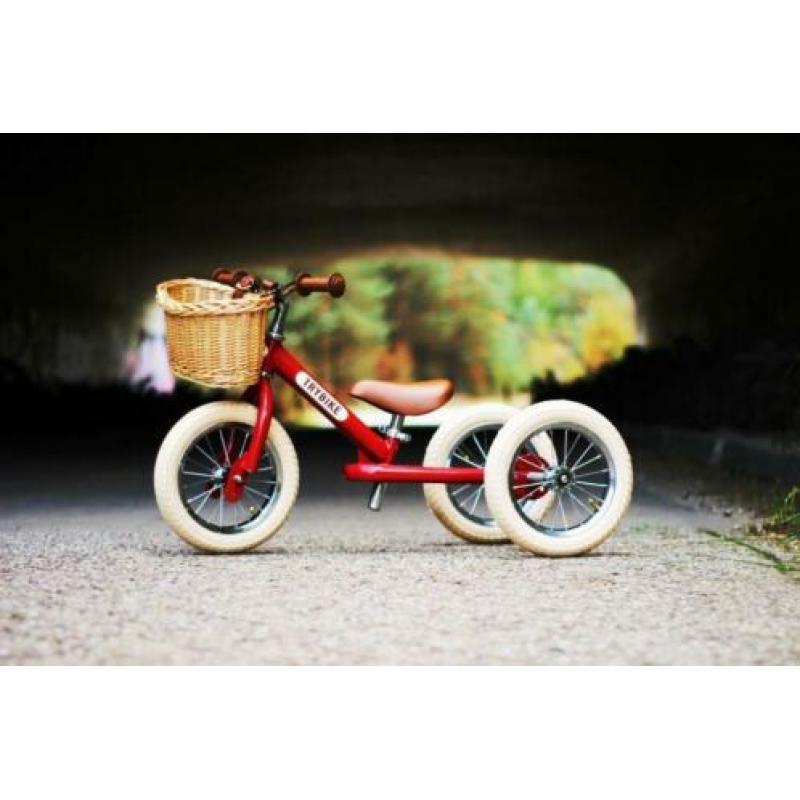 Nostalgische IJZEREN TRYBIKE driewieler - tweewieler 1-5 jr