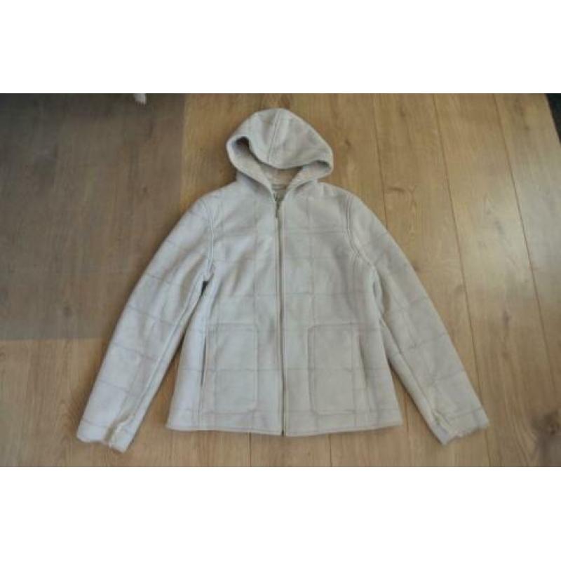 mg coats & jackets jas 42 voorjaar /najaars jas ecru lammy