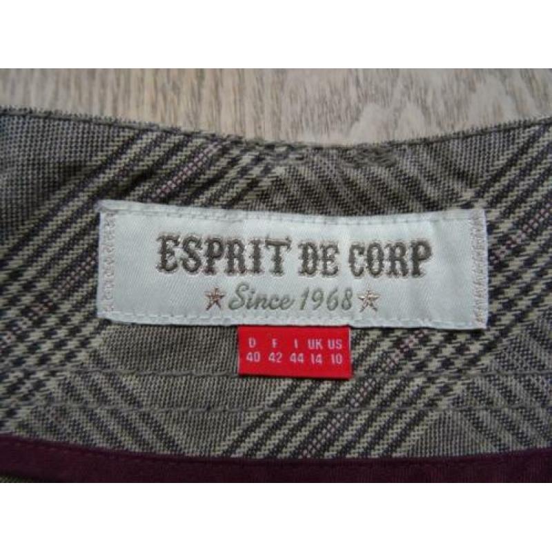 geruite rok van Esprit - maat 40 - nieuwstaat