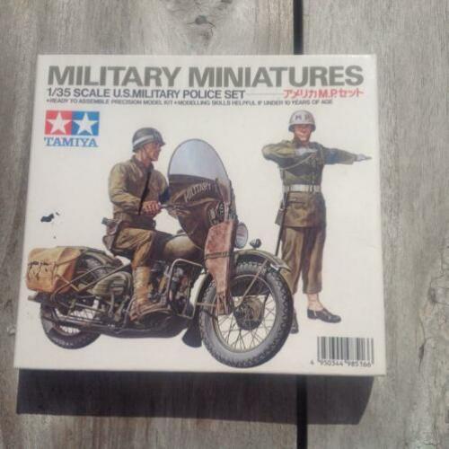 Harley WLA US military Police set Tamiya 1/35