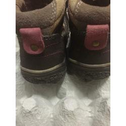 Maxi & Doni bruine leren bont schoenen maat 25