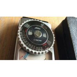 Toshiba vintage lichtmeter in originele hoes