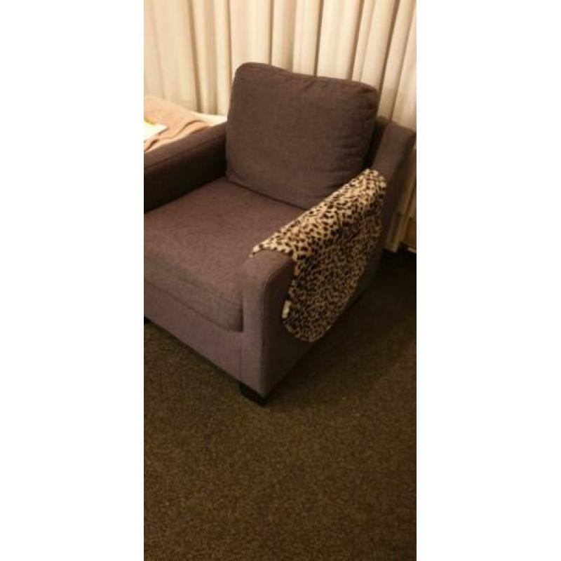 Antracietkleurige fautteuil