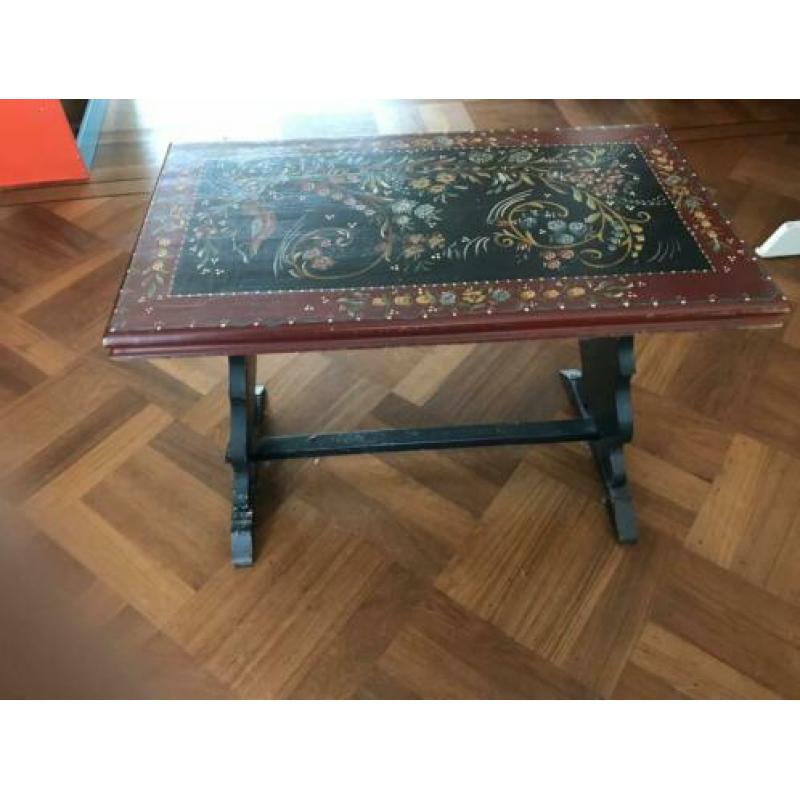 Hindeloopen bijzet tafel tafeltje