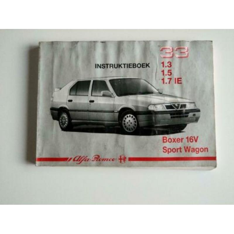 Instruktieboekjes Alfa Romeo 33 + Sportwagon