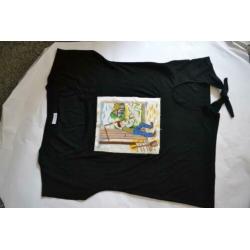 Vintage ha dgemaakt t shirt NIEUW! EEN MAAT