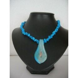 Ketting met glashanger