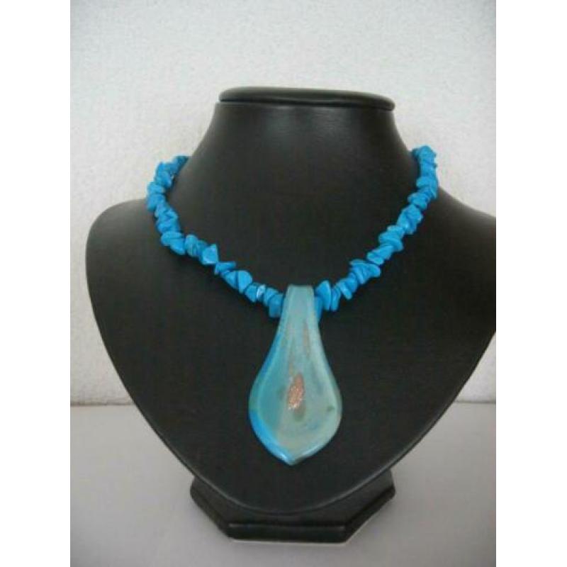 Ketting met glashanger
