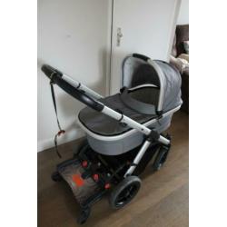 Kinderwagen Mutsy Transit combi met meerijdplankje compleet