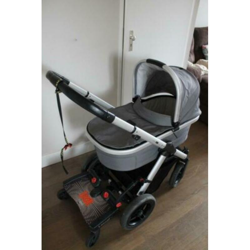 Kinderwagen Mutsy Transit combi met meerijdplankje compleet