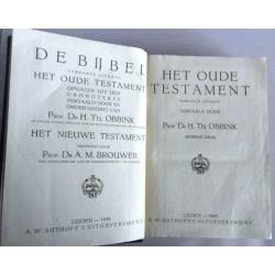 Obbink en Brouwer 1949 Bijbel OT+NT (Jahwe)