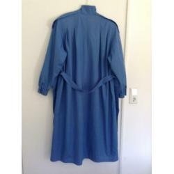 vintage (regen)jas met schoudervulling+epauletten, jaren 80