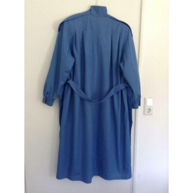 vintage (regen)jas met schoudervulling+epauletten, jaren 80