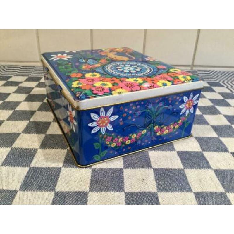 Vintage blik - Erika - slak en muis made in England